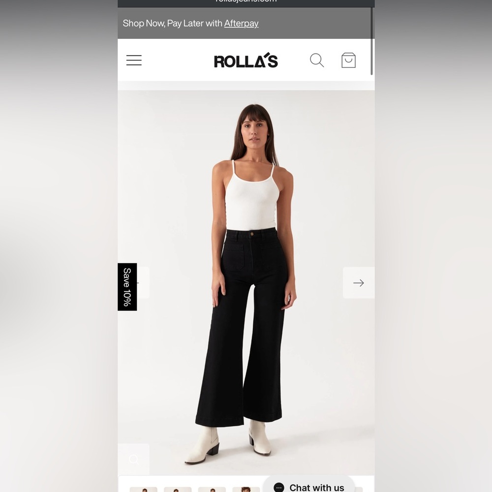 COPY - Rolla’s Sailor high-rise denim